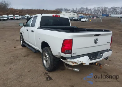 2017 Ram 1500 Express Quad Cab 4X4 6'4 Box from USA, damaged, VIN 1C6RR7FT9HS665607